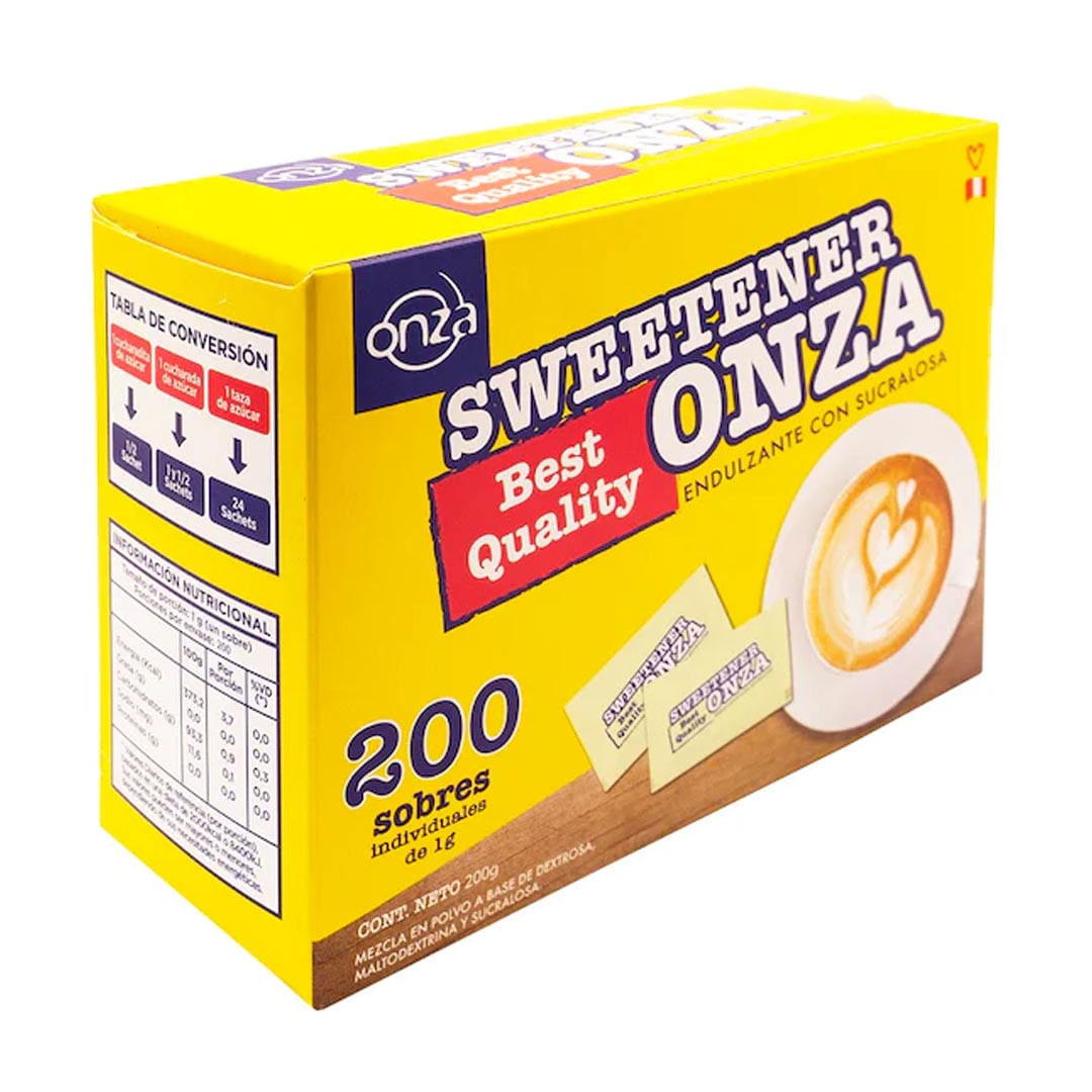 Sucralosa - caja de 200 sobres