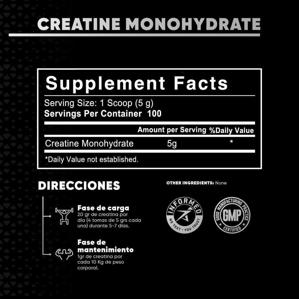 CREATINE MICRONIZED BLACK LIMITED EDITION 500G