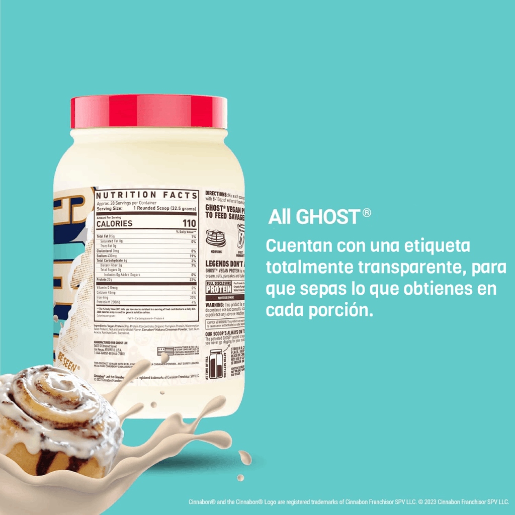 GHOST® WHEY PROTEIN CINNABON 2LB
