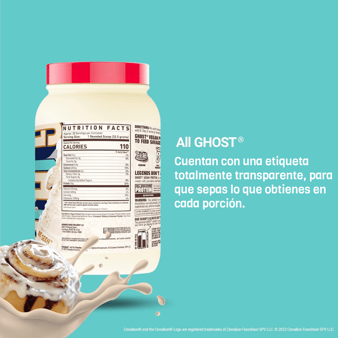 GHOST® WHEY PROTEIN CINNABON 2LB