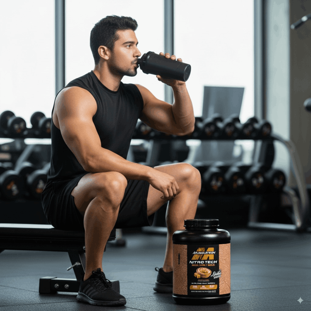 NITRO TECH 100% WHEY GOLD DULCE DE LECHE 5.14LB (2.33KG)