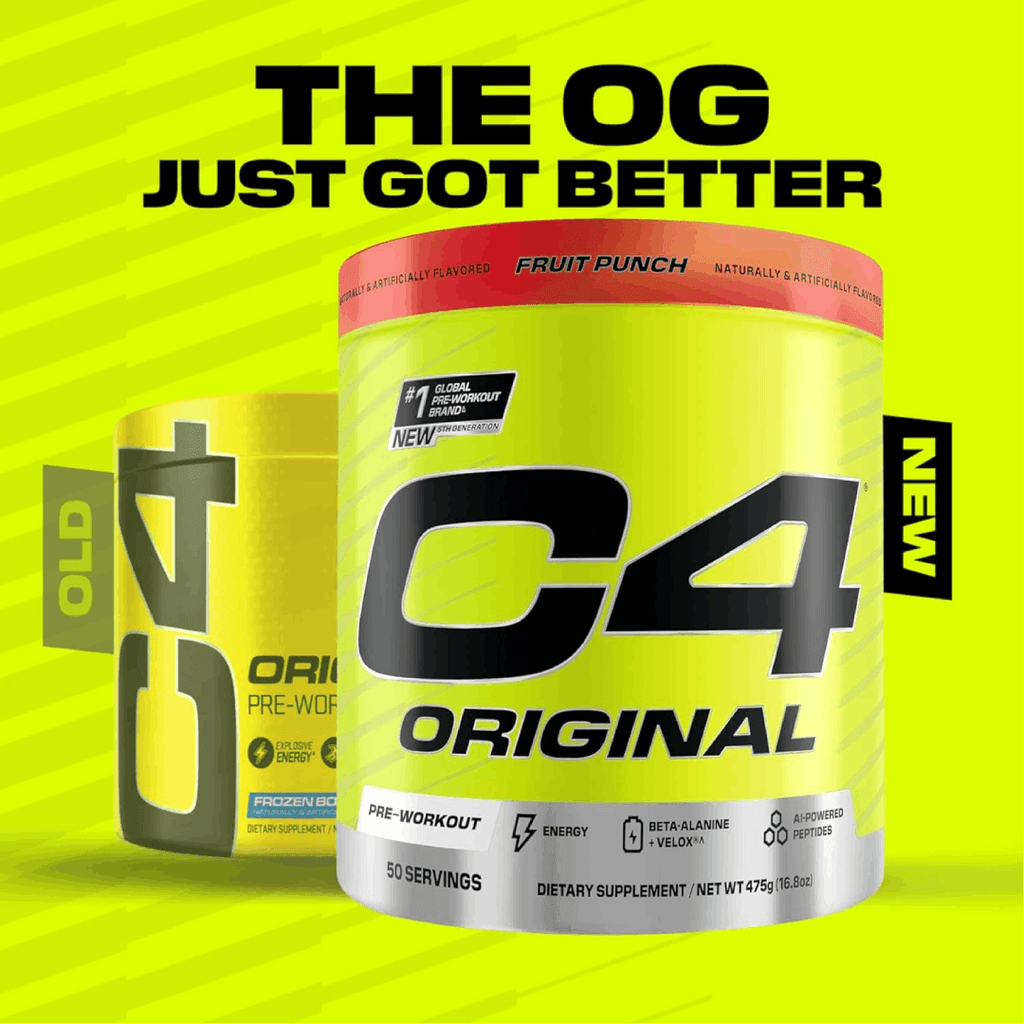 C4 ORIGINAL FRUIT PUNCH 50 SERVINGS