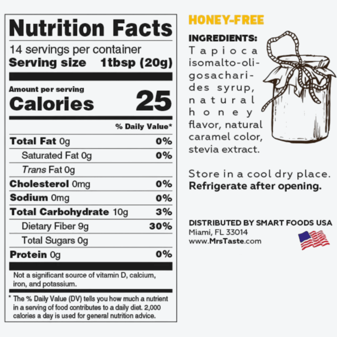 SALSA MRS TASTE GREEN LINE HONEY FREE 280G