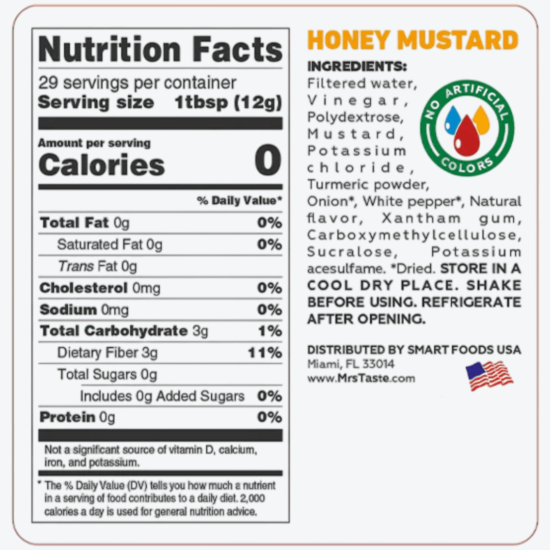 SALSA MRS TASTE RED LINE HONEY MUSTARD 350G