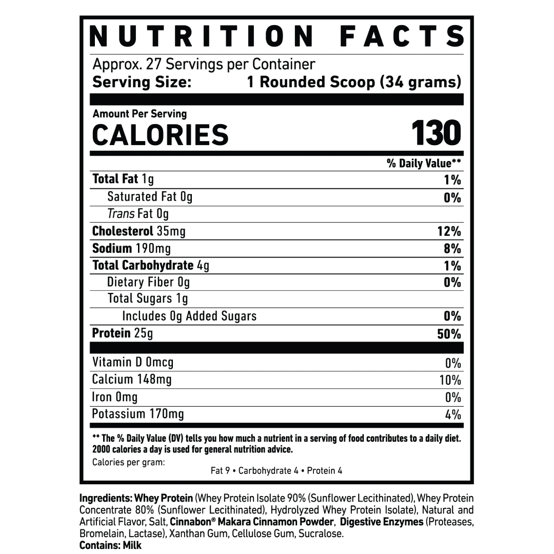 GHOST® WHEY PROTEIN CINNABON 2LB