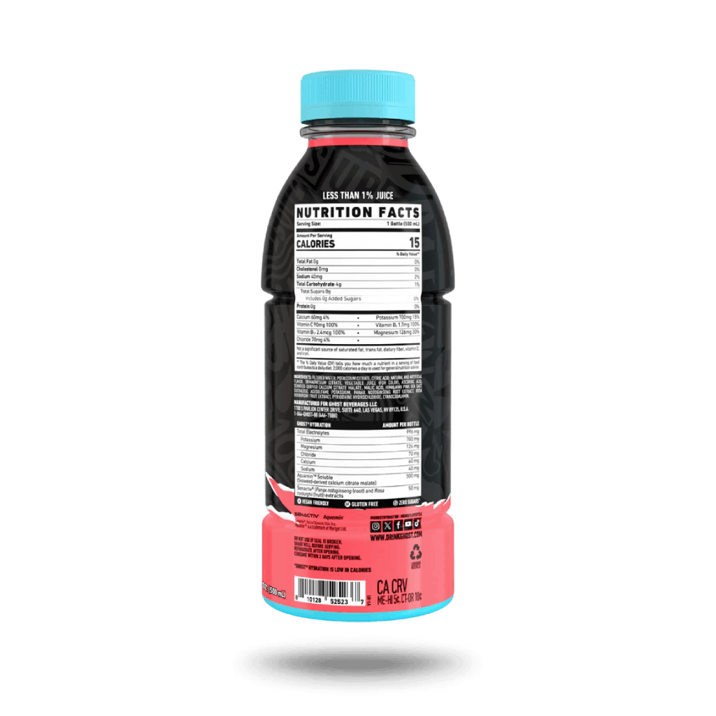 GHOST® HYDRATION KIWI STRAWBERRY 500ML