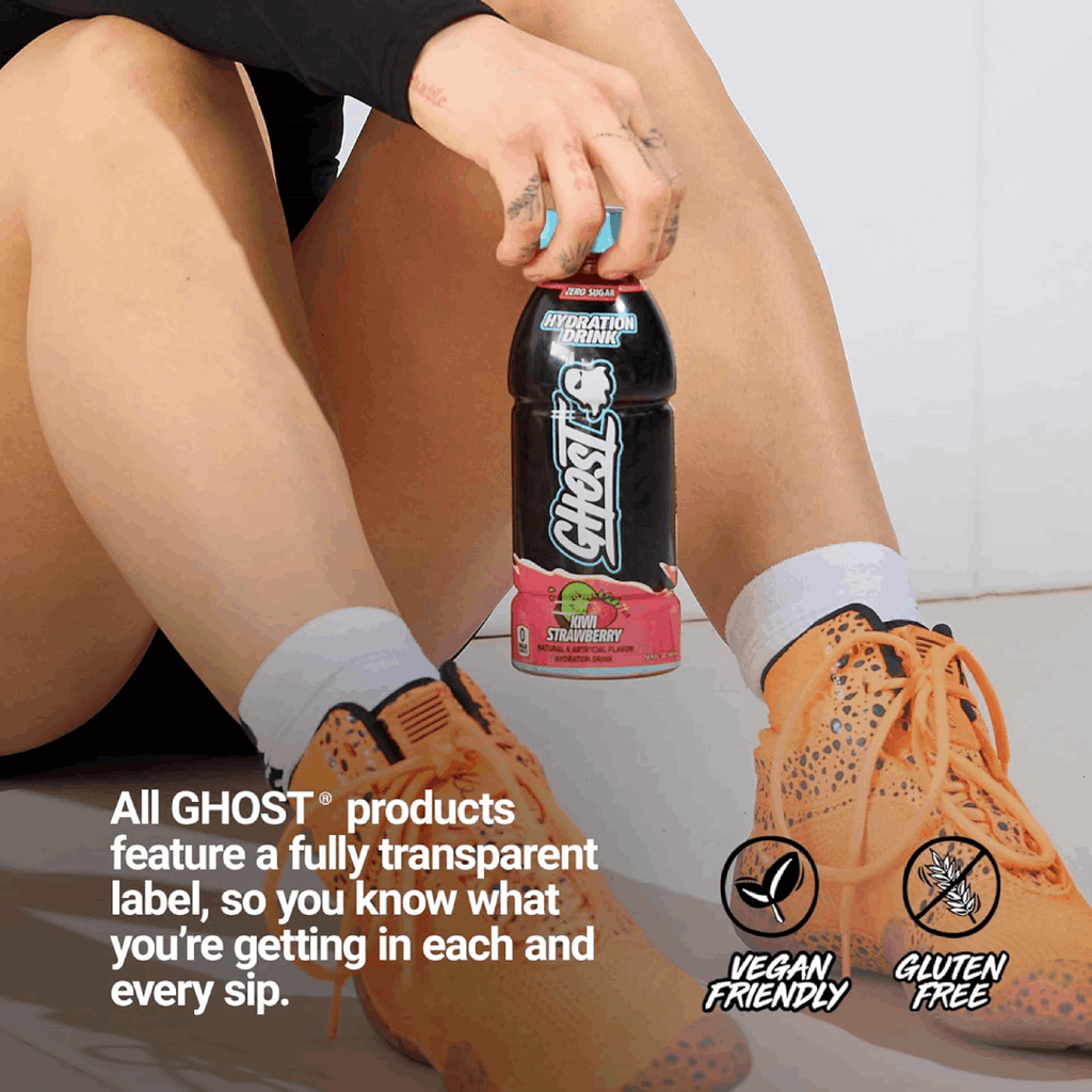 GHOST® HYDRATION KIWI STRAWBERRY 500ML