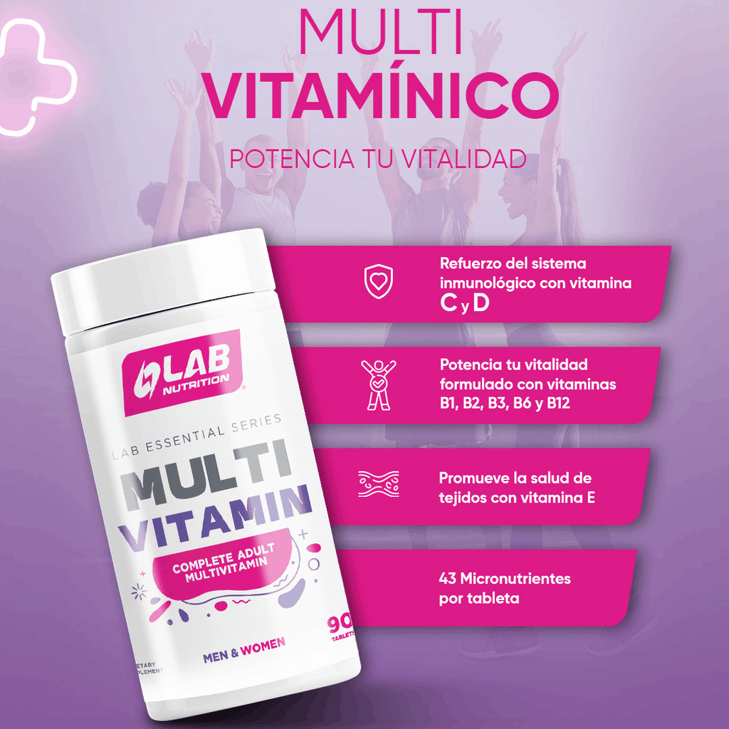MULTIVITAMIN LAB NUTRITION 90TAB – Lab Nutrition
