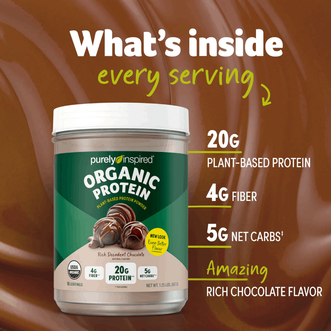 PROTEIN ORGANIC DECADENT CHOCOLATE 1.25LB