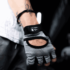 Guantes para entrenar gris talla S