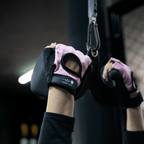 Guantes para entrenar rosados talla S