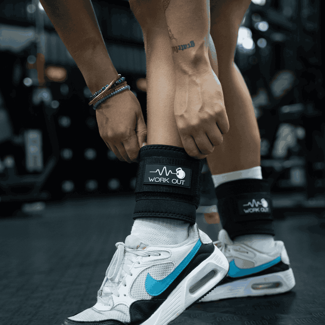 Tobillera polea negra