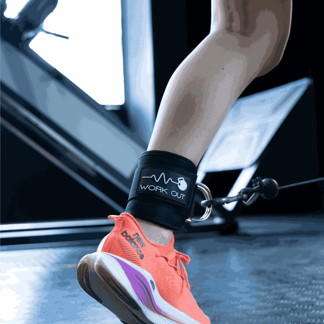 Tobillera polea negra