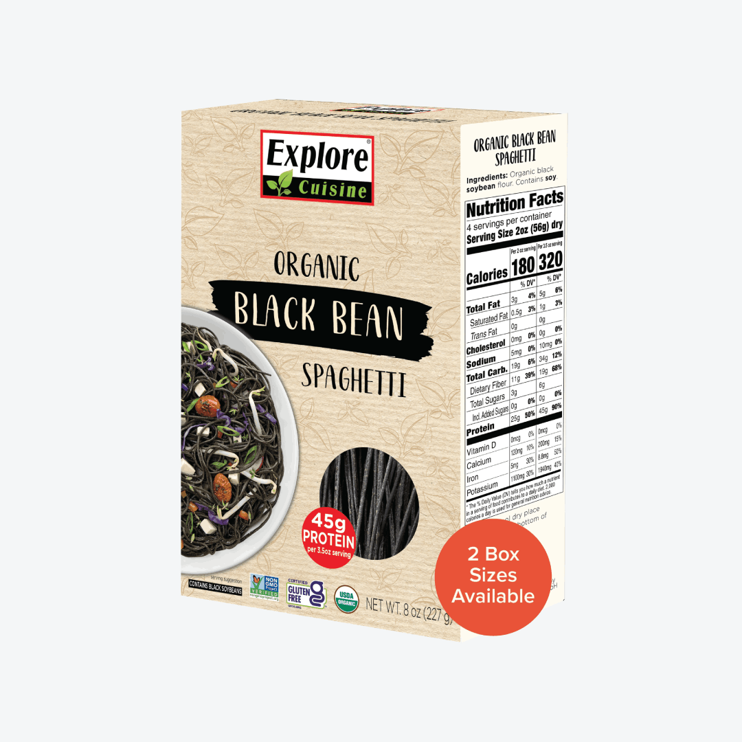 ORGANIC BLACK BEAN SPAGUETTI