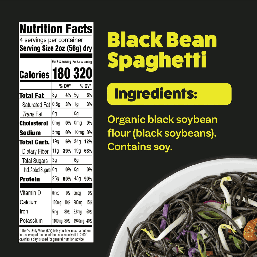 ORGANIC BLACK BEAN SPAGUETTI
