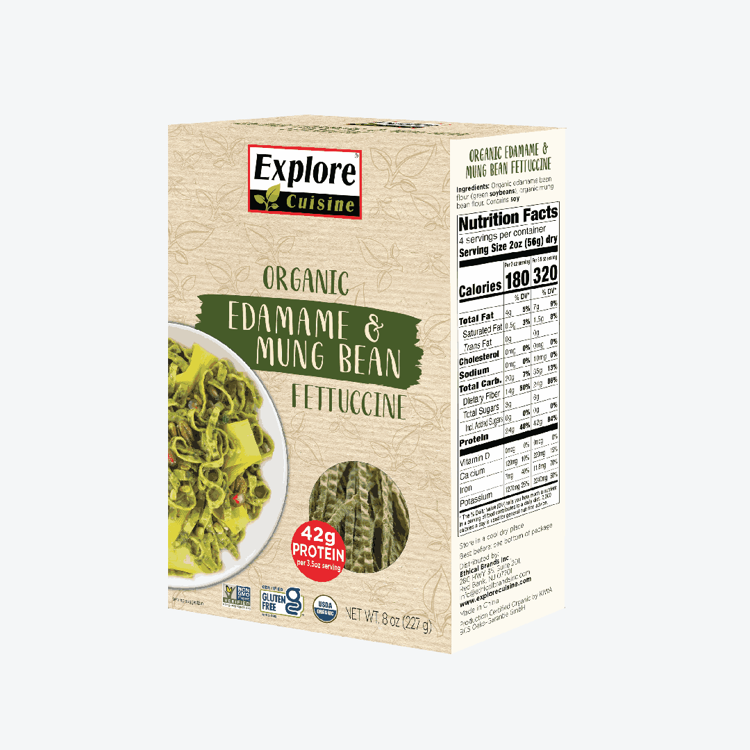 ORGANIC ADAMME & MUNG BEAN FETUCCINE