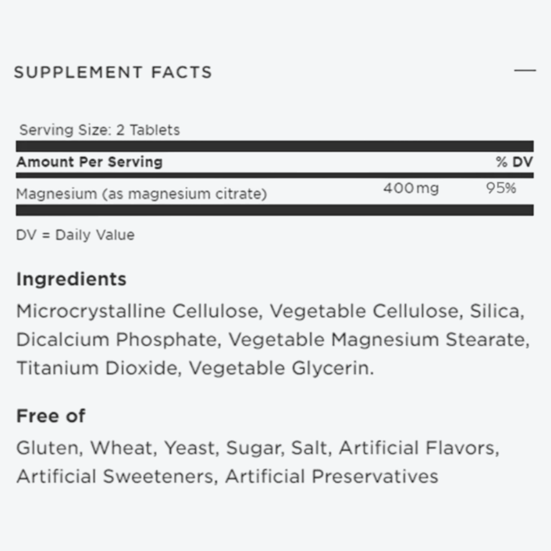 MAGNESIUM CITRATE 60 TAB.