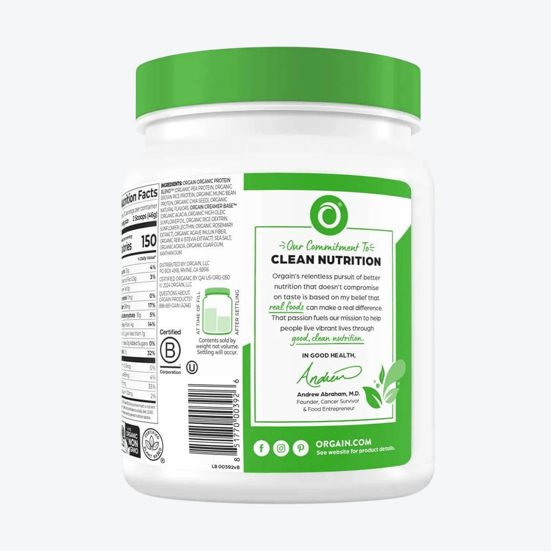 ORGAIN  ORGANIC PROTEIN VAINILLA 1.02LB