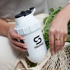 PROTEIN SHAKER BOTTLE 700ML VIEW MATTE WHITE
