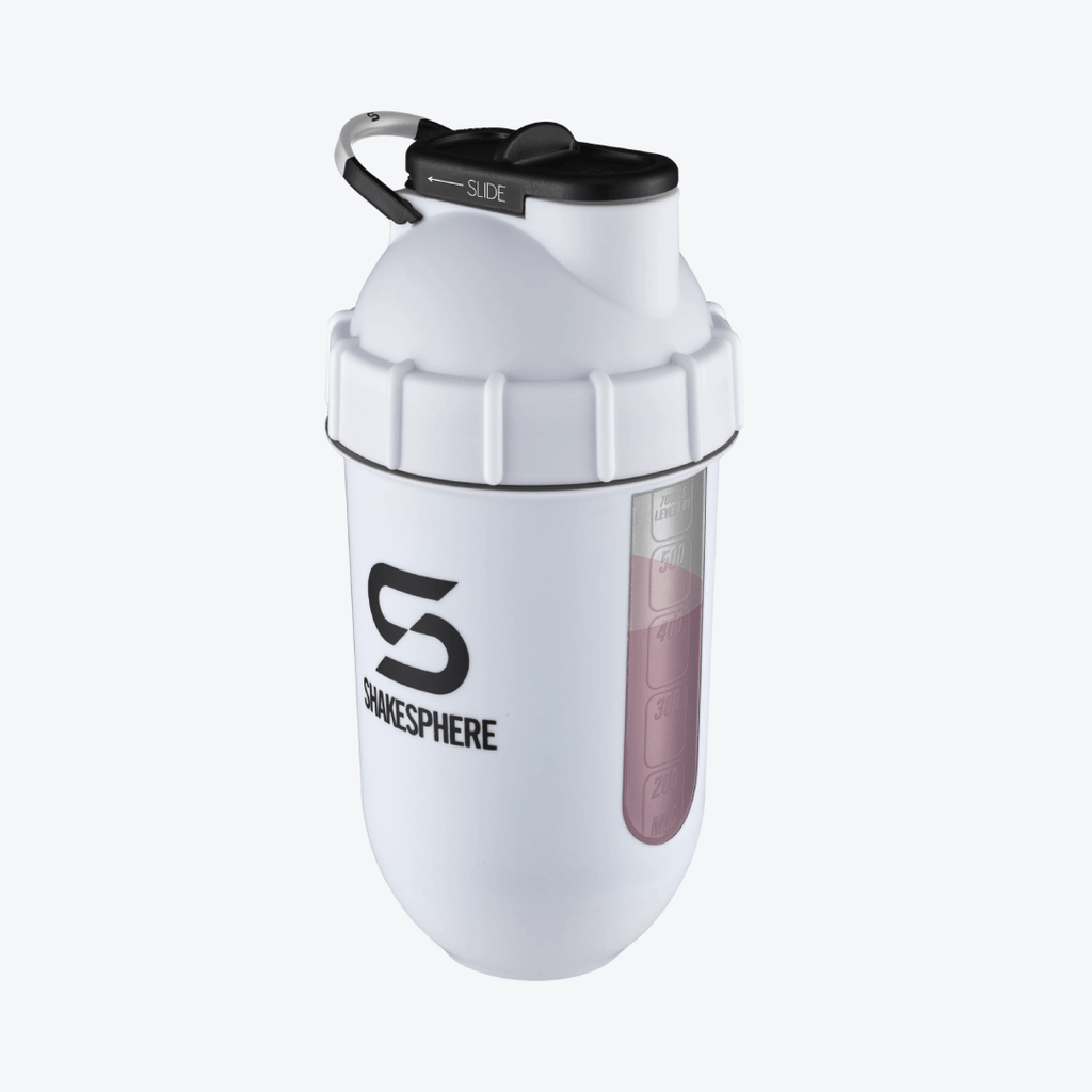 PROTEIN SHAKER BOTTLE 700ML VIEW MATTE WHITE