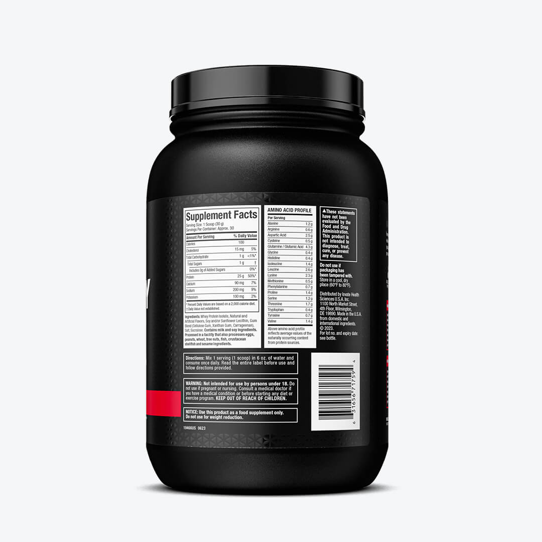 ISO WHEY 100% VAINILLA 2LB