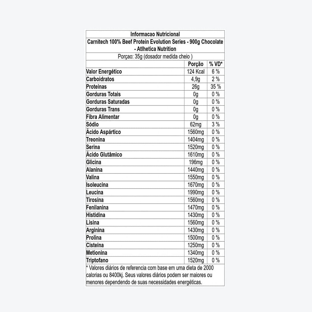 CARNITECH  100% BEEF PROTEIN CHOCOLATE 900GR