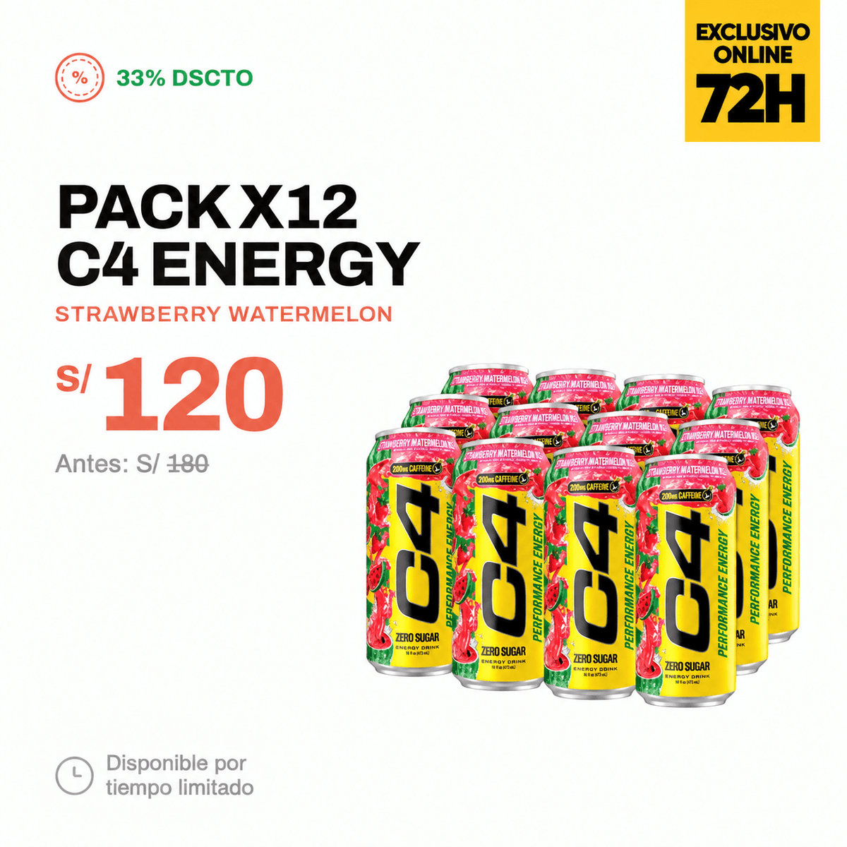 PACK X12 UND C4 ENERGY