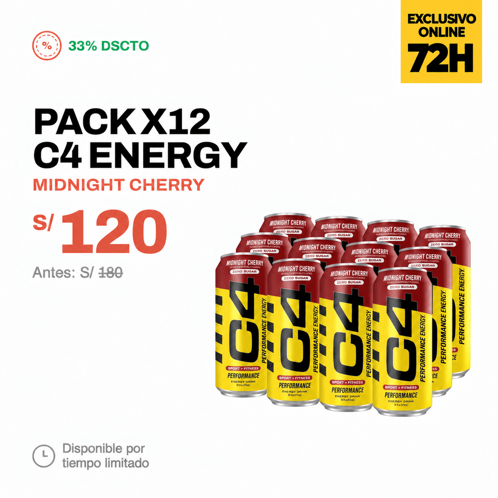 PACK X12 UND C4 ENERGY