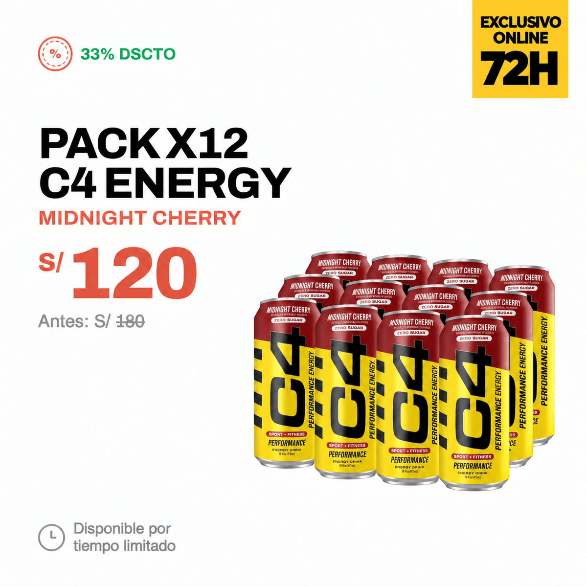 PACK X12 UND C4 ENERGY