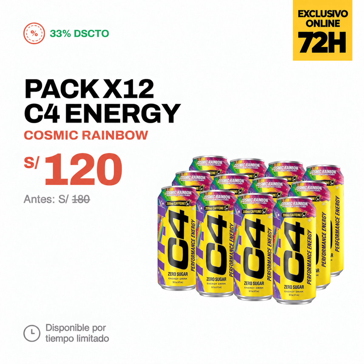 PACK X12 UND C4 ENERGY