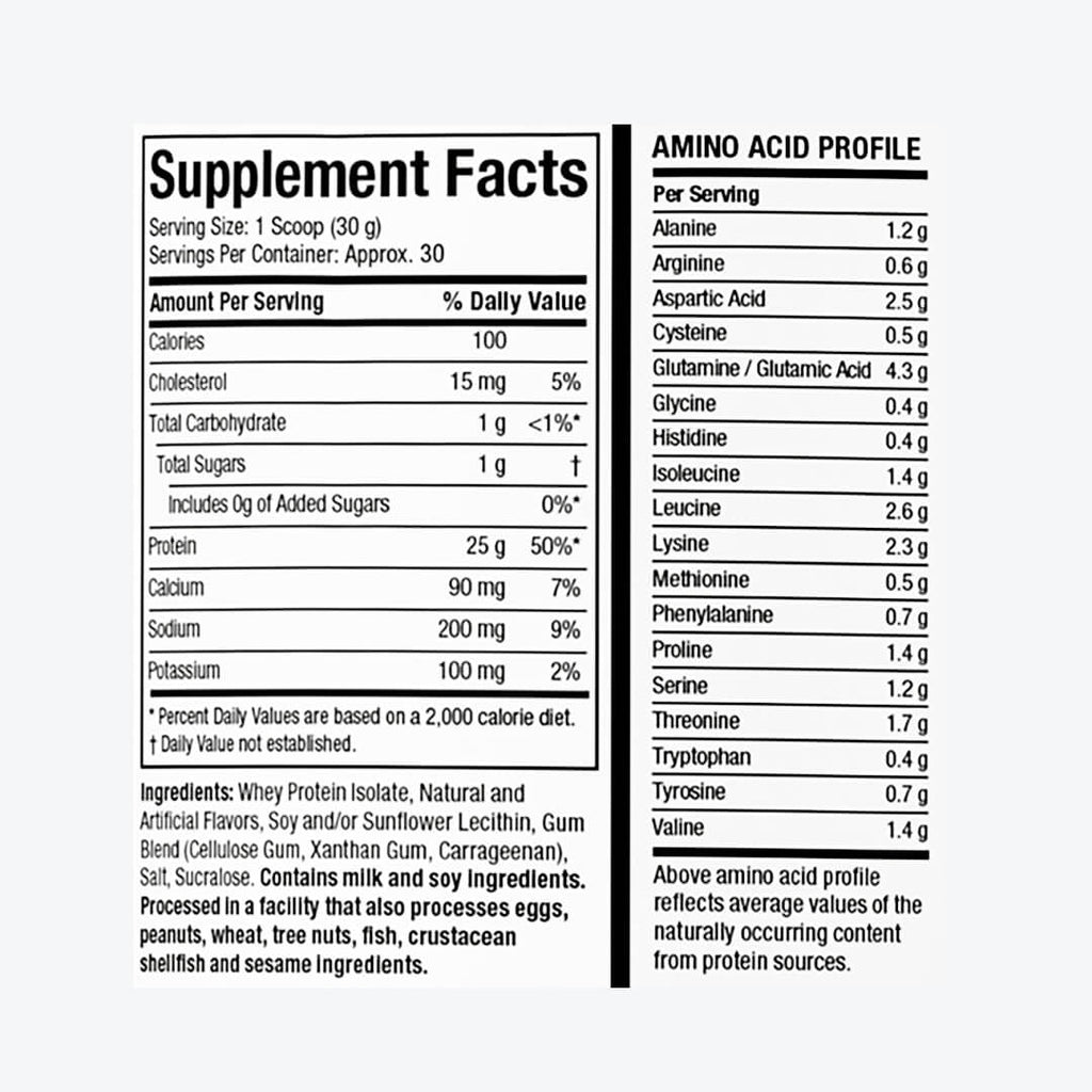 ISO WHEY 100% VAINILLA 2LB