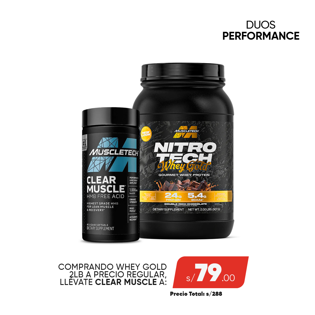 PACK NITRO WG 2LB + CLEAR MUSCLE