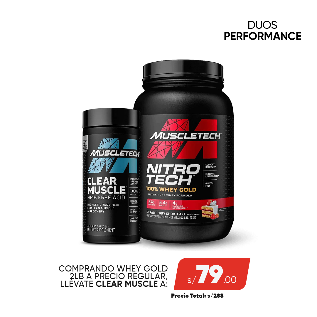 PACK NITRO WG 2LB + CLEAR MUSCLE