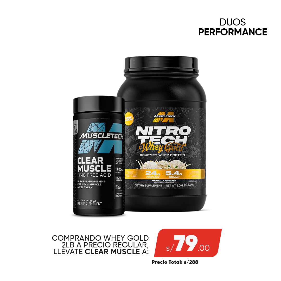 PACK NITRO WG 2LB + CLEAR MUSCLE