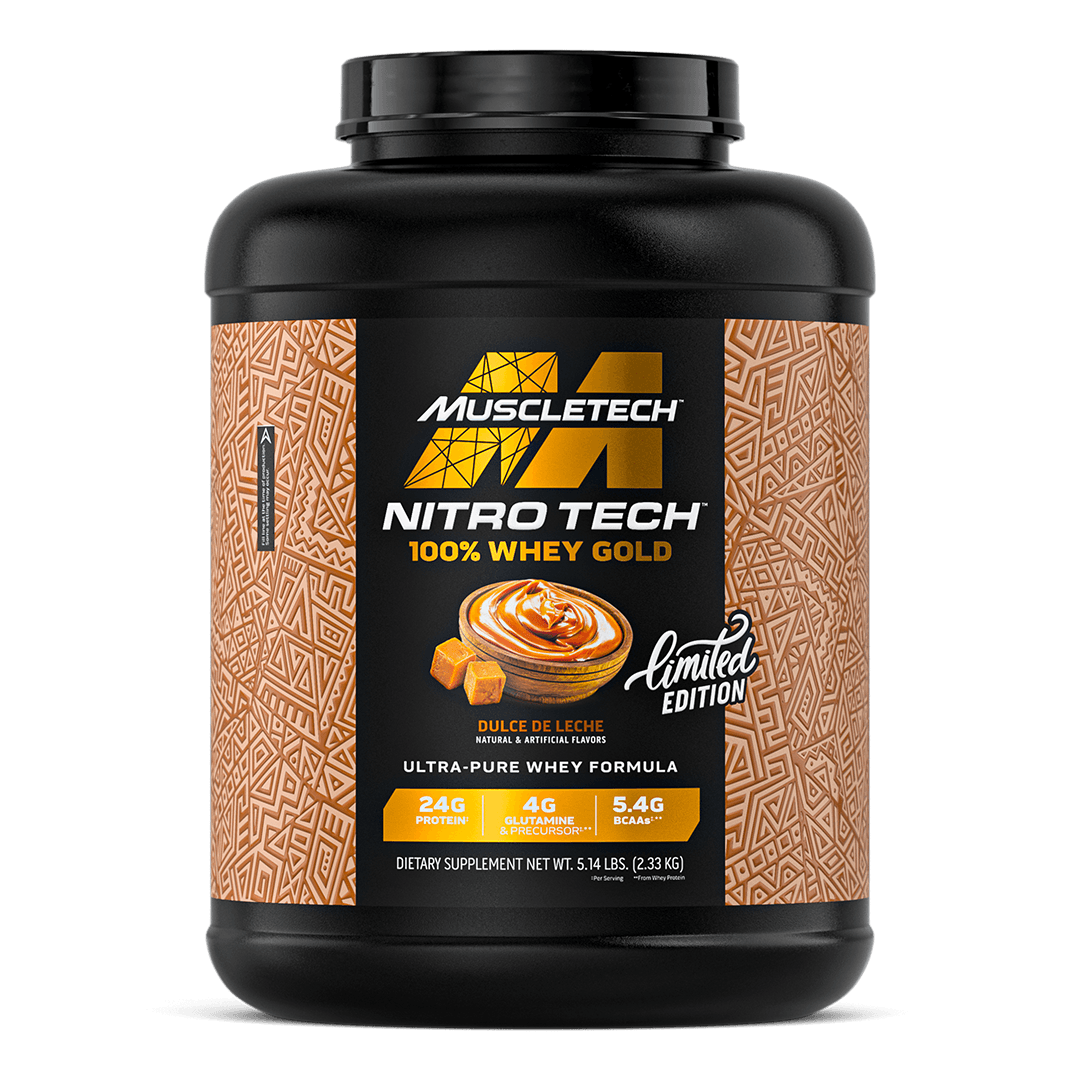 NITRO TECH 100% WHEY GOLD DULCE DE LECHE 5.14LB (2.33KG)