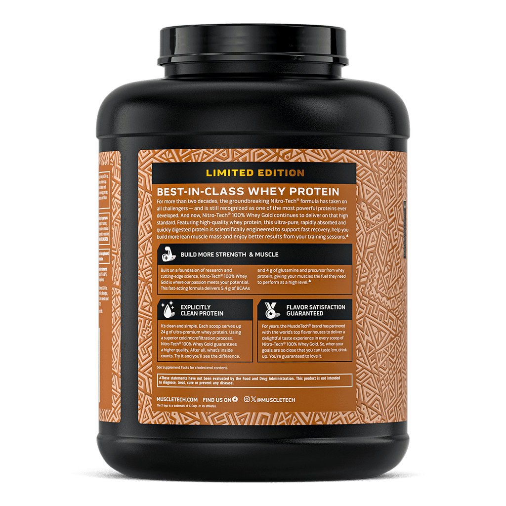 NITRO TECH 100% WHEY GOLD DULCE DE LECHE 5.14LB (2.33KG)