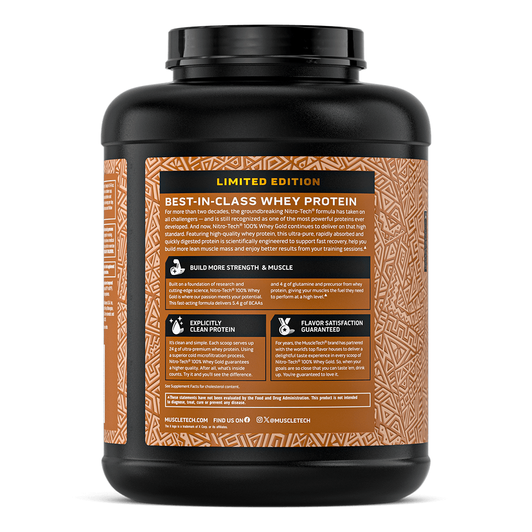 NITRO TECH 100% WHEY GOLD DULCE DE LECHE 5.14LB (2.33KG)