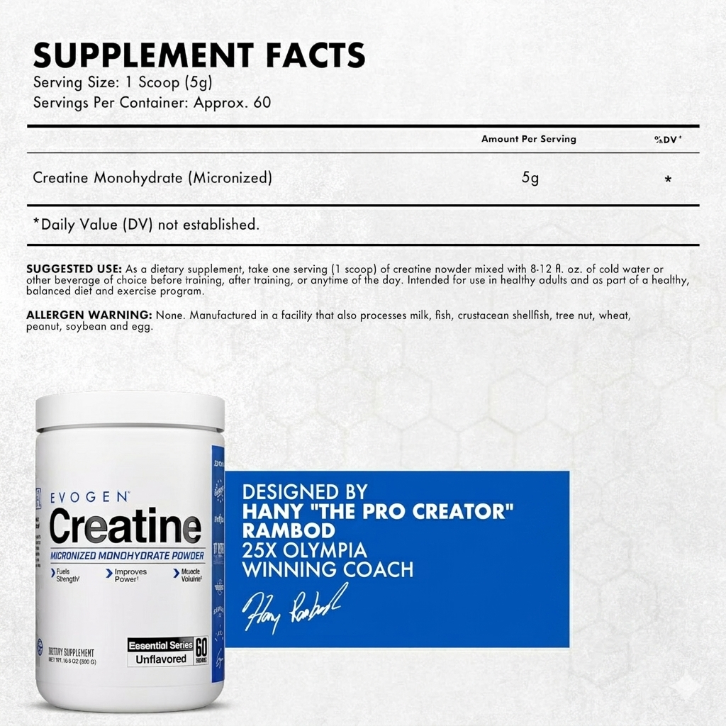 CREATINA EVOGEN 300MG