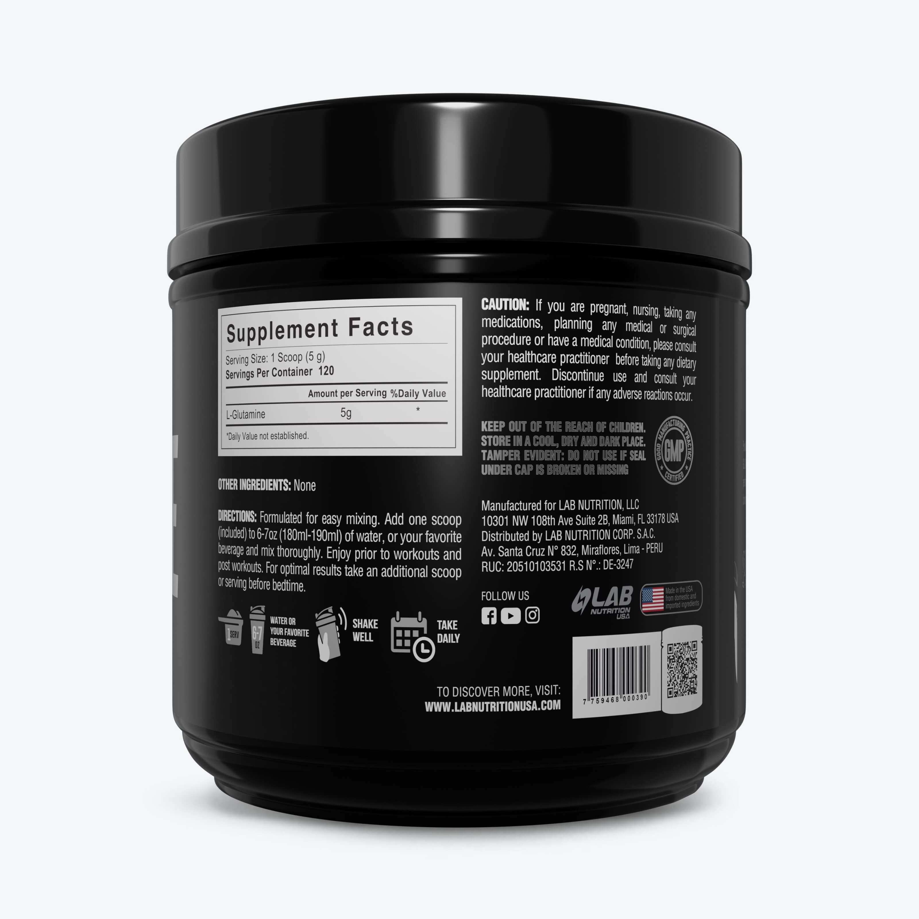 L-GLUTAMINE POWDER 600GR LIMITED EDITION