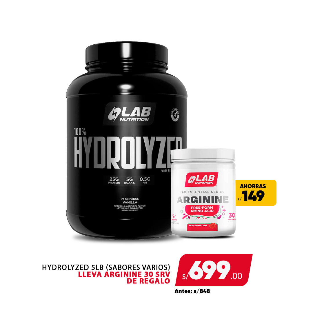 PACK HYDROLYZED 5LB + ARGININE