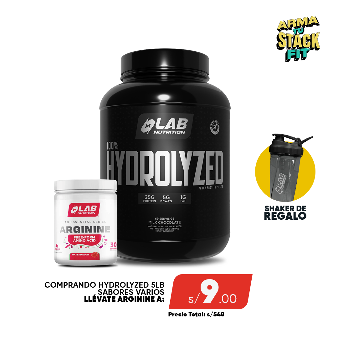 PACK HYDROLYZED 5LB + ARGININA