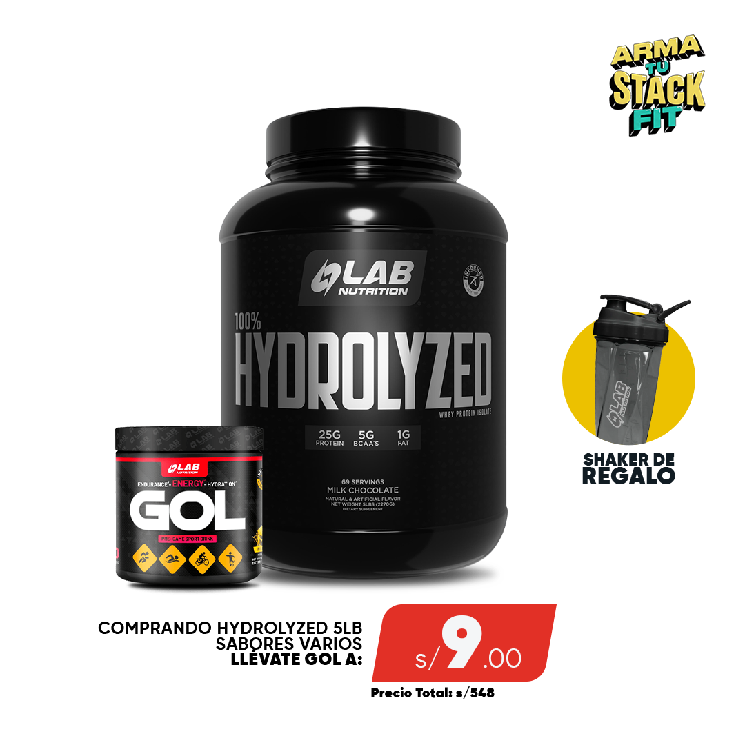 PACK HYDROLYZED 5LB + GOL