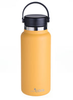 BOTELLA DE ACERO INOXIDABLE AMARILLO  1000 ML