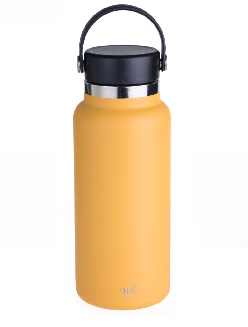 BOTELLA DE ACERO INOXIDABLE AMARILLO  1000 ML