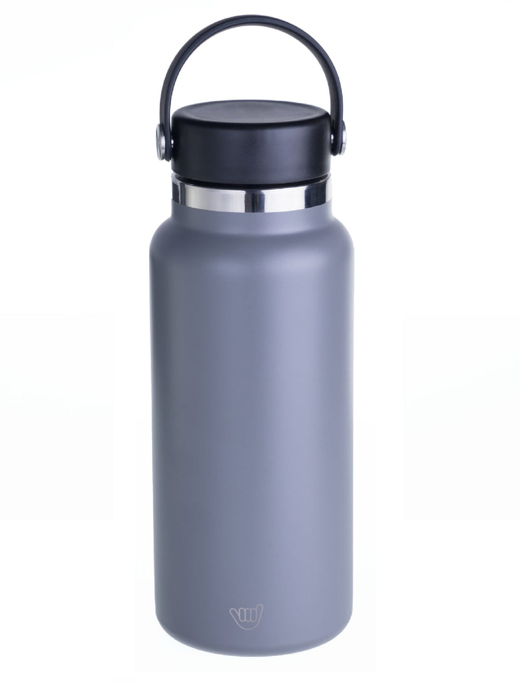 BOTELLA DE ACERO INOXIDABLE GRIS 1000 ML