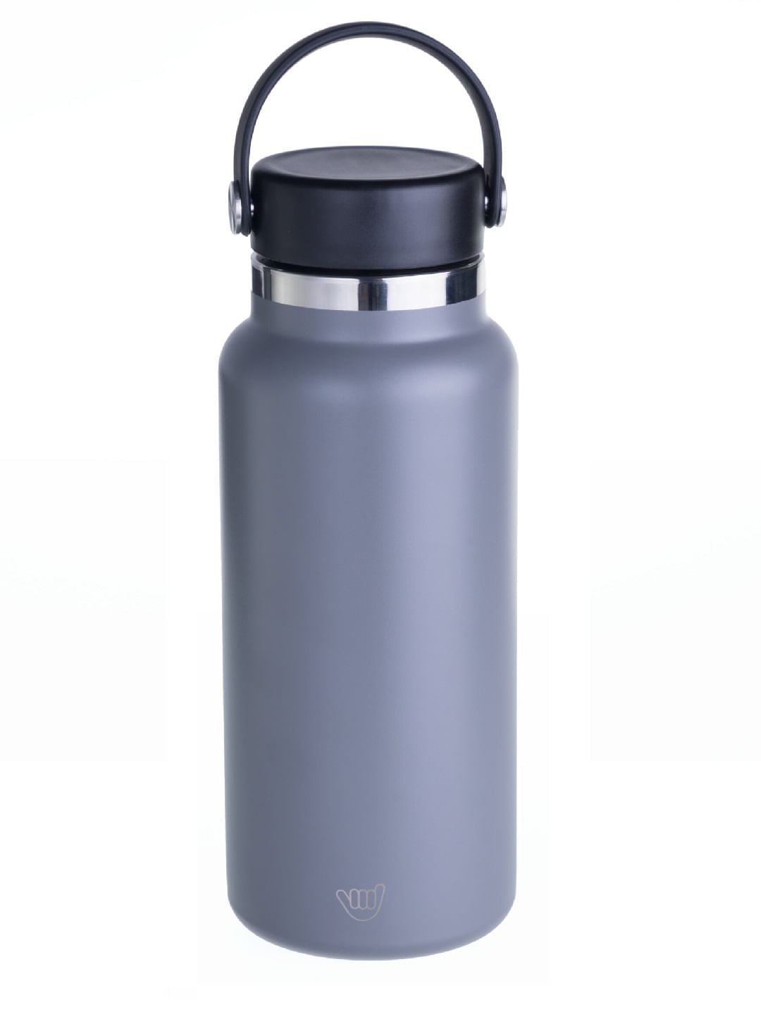 BOTELLA DE ACERO INOXIDABLE GRIS 1000 ML