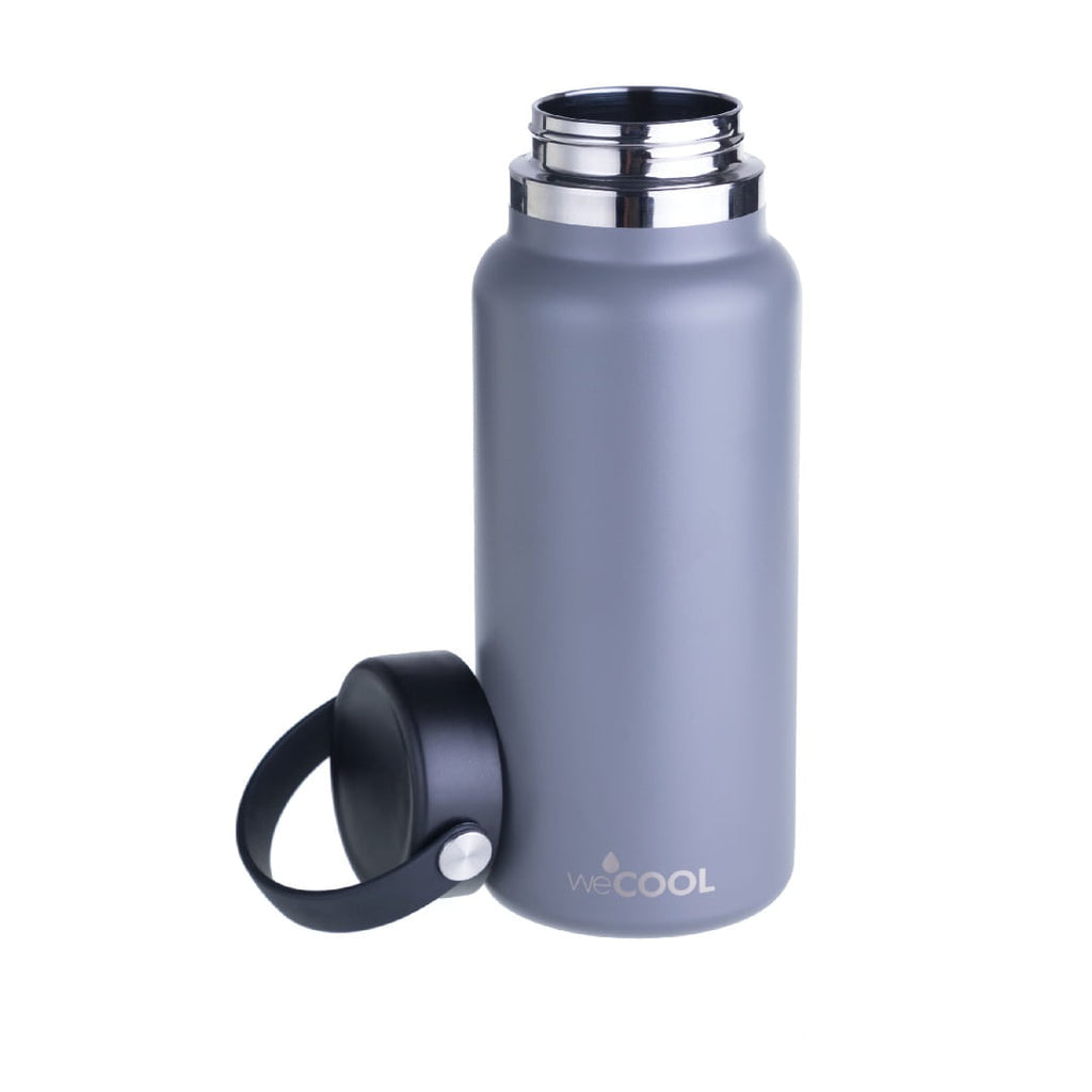 BOTELLA DE ACERO INOXIDABLE GRIS 1000 ML