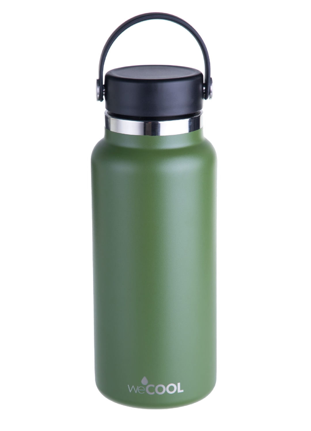 BOTELLA DE ACERO INOXIDABLE VERDE 1000 ML