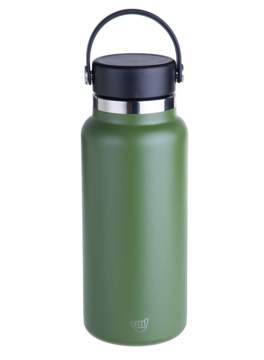 BOTELLA DE ACERO INOXIDABLE VERDE 1000 ML