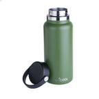 BOTELLA DE ACERO INOXIDABLE VERDE 1000 ML